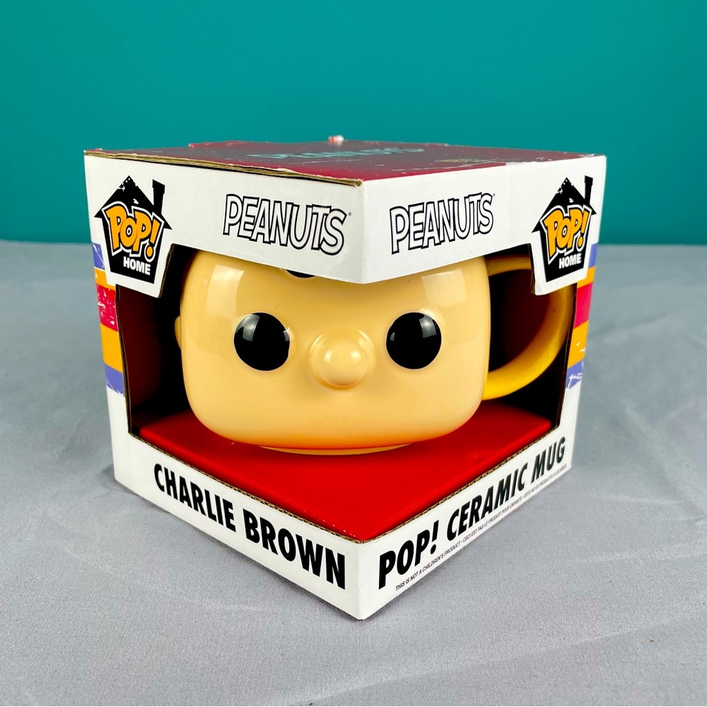 Funko Pop Home Charlie Brown Ceramic Mug Peanuts Collectible. - Picture 1 of 10